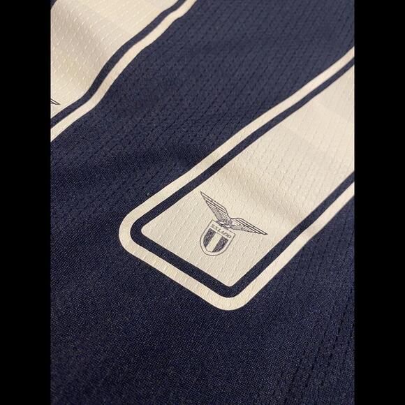 FC LAZIO 2019/20 AWAY MATCH ISSUE/WORN SHIRT BY IMMOBILE #17 With COA Serie A - Picture 8 of 9